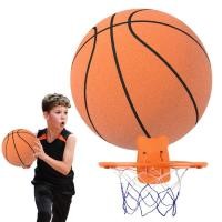 ราคา Silent Basketball High Resilience Indoor Basketball No Sound Basketball Mute Basketball Soft Basketball Lightweight and Easy to Grip for Indoor Outdoor Basketball Games sturdy (20877988562)