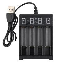 ราคา POP รางชาร์จถ่าน 4 Slots 18650 Batteries Lithium Ion Battery Charger Portable Travel USB Charger DC 3 7V 1800mA Output 3 7V 18650 ชาร์จแบตเตอรี่ลิเธียมไอออน USB อิสระชาร์จแบบพกพา (21427455260)