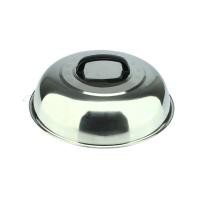 ราคา ฝาแก้วครอบกระทะ ฝาแก้วครอบหม้อ ฝาหม้อ ฝากระทะ ฝาชีครอบอาหาร ฝาชี Pan cover ฝาครอบกะทะ ฝาครอบอาหาร สแตนเลส ขนาด 34cm ฝาชี สแตนเลส (2066560607)