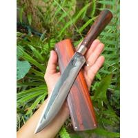 ราคา มีดแคมป์ โบวี่ มีดเหน็บ มีดพก มีดเดินป่า ใบ 7 SUP9 ตีร้อนชุบแข็ง ผิวไฟ ด้ามฝักไม้พะยูง คอสแตนเลส หมุดทองเหลือง (20579612728)