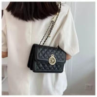 ราคา 12 กระเป๋าผู้หญิง กระเป๋าสะพายข้างผู้หญิง กระเป๋าสี่เหลี่ยม ควิลท์ ตกแต่ง มงกุฎ Flap (19336088658)