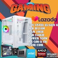 ราคา คอมพิวเตอร์เล่นเกมส์ Intel Core I5 6400 RAM 16GB RX 580 GEN6 NEWS (21290416590)