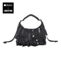 ราคา Lesportsac Small Fringe Hobo Bag กระเป๋าถือใบเล็กแฟชั่น Lesportsac x Libertine Style 1331 (21404100591)