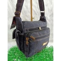 ราคา กระเป๋าสะพายผ้าจูลองใบกลาง กระเป๋าสะพายข้างอเนกประสงค์ (21031933908)