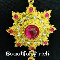 ราคา สร้อยสังวาลย์มีพลอยให้เลือก 6 สี เครื่องประดับ1029 (13929184429)