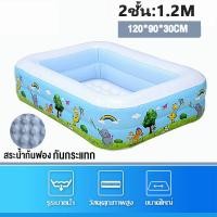 ราคา สระว่ายน้ำเป่าลม สระน้ำ สระน้ำเป่าลม 3 ชั้น ฟรีปั๊มไฟฟ้า swimming pool สระว่ายน้ำ สระน้ำเป่าลมขนา สระว่ายน้ำเด็ก สระน้ำขนาดใหญ่ มีหลายขนาดให้เลือก สระน้ำครอบครัว สระว่ายน้ำเป่าลม (21421924928)