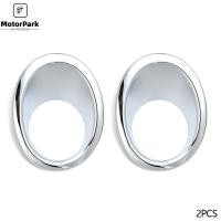 ราคา MotorPark 2ชิ้นกันชนหน้ารถยนต์ไฟตัดหมอกฝาครอบไฟตัดหมอกตกแต่งสำหรับ Honda CRV CR V 2007 2010อุปกรณ์ ABS (10611105308)