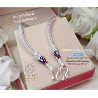 ราคา สร้อยคอเงินแท้92 5 สร้อยห้อยพระ ลายสี่เสา ลงยาหัวสร้อยน้ำเงินแดง หนัก 3สลึง 1 2 บาทตัน เรือนเงินแท้ (15205128409)