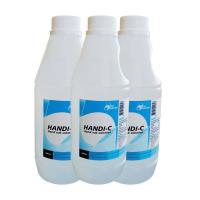 ราคา แพ็ค 3 ขวด 1000มลต่อ1ขวด แฮนด์ดีซี Handi C แฮนด์รับโซลูชัน Hand Rub Solution แอลกอฮอล์ Alcohol for Hand wash แอลกอฮอล์ล้างมือ แอลกอฮอล์ทำความสะอาดมือ (16484912643)