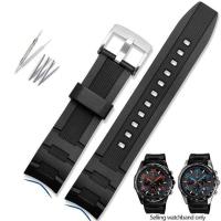 ราคา ฮอต W สายนาฬิกาข้อมือยางซิลิโคนปลายโค้ง22มม สำหรับ EDIFICE Casio EFR 516 Efr 303L EFR 303 304 EFR 516PB สร้อยข้อมือกีฬาสายนาฬิกา (18351774388)