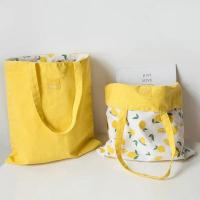 ราคา กระเป๋าผ้าTote Bag แคนวาส กระเป๋าผู้หญิง ถุงผ้า ลายน่ารักๆ กระเป๋าสะพายข้าง กระเป๋าหิ้วถือ กระเป๋าผ้าสวยๆเก๋ๆใช้ได้2ด้าน ใส่ของ เก็บของ ผ้าหนาแข็งแรง (8591400820)