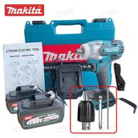 ราคา Makita ประแจไฟฟ้าไร้สาย 199V แบต 2 ก้อน Brushless Electric Impact Wrench ประแจไฟฟ้า 2 แบตเตอรี่ลิเธียม 6200rpm 520 N M ประแจไฟฟ้า Torque For Makita 18V Battery เทคโนโลยี ไร้แปรง (14131449956)