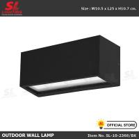 ราคา SL LIGHTING โคมไฟติดผนังภายนอก SL 10 2368 BK รูปแบบสไตล์ Classic ขั้ว E27 (1381254774)