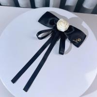ราคา เข็มกลัดโบว์ผ้าสำหรับผูกสีดำวินเทจสไตล์เกาหลีสำหรับผู้หญิงคอเสื้อรูปดอกกุหลาบเนคไทสำหรับผู้หญิงเครื่องประดับอัญมณีช่อดอกไม้งานแต่งงาน (20336565454)