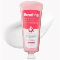 ราคา Vaseline Deep Moisture Hand Nail Cream ครีมทามือ ขนาด 60ml และ 500ml (16943192315)