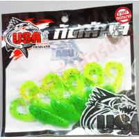 ราคา เหยื่อยาง เหยื่อ USA กัดมันส์ รุ่นหางคู่ หางตุ่ม By USA 1แพ็ค 5ตัว (21414411483)