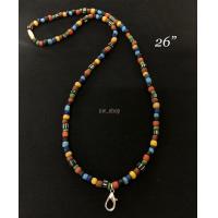 ราคา สร้อยคอลูกปัดโบราณ ลูกปัดทราวดี ลูกปัดสวยงาม ยาว26 (21399555492)