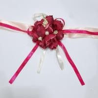 ราคา ส่งได้ทันที แดง เขียวครีม ชมพู แดงทอง ฟ้าขาว ครีมเหลือง ดอกไม้ข้อมือข้อมือเพื่อนเจ้าสาว (19807356010)