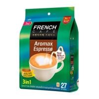 ราคา เฟรนช์ คาเฟ่ อโรแม็กซ์ เอสเพรสโซ่ กาแฟปรุงสำเร็จชนิดซอง 15 8 กรัม x 27 ซอง French Cafe Instant Coffee Aromax Espresso 15 8g x 27 Sachets (21363159771)