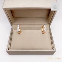ราคา ต่างหูห่วงเพชรแถวห้าเม็ดฝังเตย สวยเรียบดูแพง (21404934451)