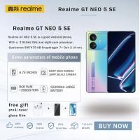 ราคา Realme GT Neo5 SE 2nd Snapdragon 7 เรือธง Core 144Hz 1 5K หน้าจอตรง100W ชีวิต MAh แบตเตอรี่ทนทานยาวนาน5500 8 256GB Extreme Shadow สีดำ5G (19097838339)