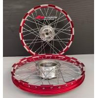 ราคา ชุดล้ออาก้อน AKRONTทรงเอ ลายหมากรุกดุมเงา Waveทุกรุ่น ราคาต่อ1คู่ 2วง (20387439670)