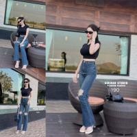 ราคา ป้ายSIRINAN STUDIO 190 JEANS กางเกงยีนส์เอวสูงผ้ายืดหนานุ่มใส่สบาย แอดขอบอกเลยผ้าสวยมากรุ่นนี้ เฟดสีสวยสีสโนว์เทาหม่น (21207441737)