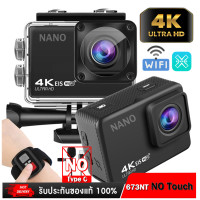 ราคา กล้องกันน้ำ ถ่ายใต้น้ำ ระบบไม่สัมผัส พร้อมรีโมท ระบบกันสั่นครบ 4K Ultra HD waterproof WIFI ไมค์ Type C (21410289951)