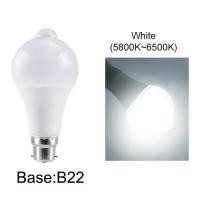 ราคา หลอดไฟ LED เซ็นเซอร์ตรวจจับการเคลื่อนไหว E27หลอดไฟ LED B22เซ็นเซอร์ PIR หลอดไฟกลางคืนเปิด ปิดอัตโนมัติสำหรับบันไดระเบียงโรงรถไฟรักษาความปลอดภัย (21341250469)