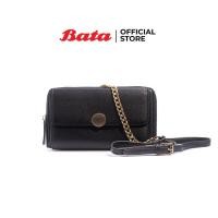 ราคา Bata กระเป๋าสะพายข้างสำหรับผู้หญิง รุ่น Diane Crossbody Wallet สีดำ 9926703 (3389982377)