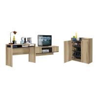 ราคา SB Design Square KONCEPT FURNITURE KONCEPT KONCEPT FURNITURE ชุดวางทีวี Urbani ไซด์บอร์ด ขนาด 120 ซม สีโอ๊ค (338100405)