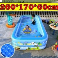 ราคา 10 ปีไม่ชำรุด สระน้ำขนาดใหญ่ PVC สระน้ำเป่าลม สระว่ายน้ำเป่าลม สระน้ำเด็ก สระเป่าลม อ่างน้ำเป่าลม ของเล่นเด็ก สระน้ำ ยาวพิเศษ อ่างน้ำเป่าลม สระว่ายน้ำเด็ก (21395708636)