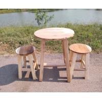 ราคา H888 โต๊ะกลม60ซม ชุดโต๊ะอาหาร ไม้จามจุรี แยกชุด ยกชุดเก้าอี้2ตัว โต๊ะกินข้าว โต๊ะทรงกลม โต๊ะกาแฟ โต๊ะกลมไม้พร้อมเก้าอี้ โต๊ะนอกบ้าน โต๊ะกินข้าว2 คน มีงานดิบไม่ทำสี สีให้เลือก3สี (18505158815)