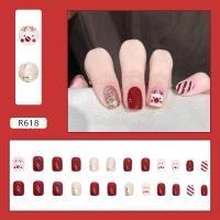 ราคา ดอกไม้ กันน้ํา ติดทนนาน สําหรับตกแต่งเล็บ สติกเกอร์ติดเล็บ DIYFashionable Nail Art Stickers Cute Nail Art Stickers (21005105568)