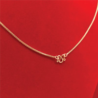 ราคา สร้อยคอคละแบบ เคลือบนากคุณภาพสูง สร้อยคอลายผ่าหวายเหลี่ยมจิ๋ว สร้อยคอลายไข่ปลาจิ๋ว คอลายกระดูกงูกลม 18 นิ้วเทียบเท่าน้ำหนัก 1 สลึง (12158377668)