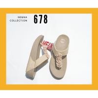 ราคา รองเท้าเเฟชั่นผู้หญิงเเบบเเตะ Flip Flop No 678 NE NA Collection Shoes c2 (19909077888)