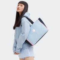 ราคา กระเป๋า KIPLING รุ่น NALO สี L PINK BLUE BL กระเป๋า Tote Bag (21431969168)