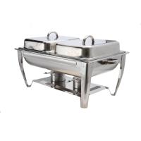 ราคา อ่างอุ่นอาหาร สแตนเลส full size ถาดคู่ ฝาคู่ (19480761700)