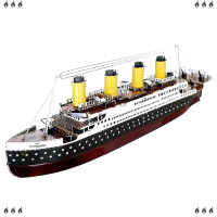 ราคา ตัวต่อสีไททานิคสำหรับเด็กเรือสำราญชุดประกอบโมเดลของเล่นเพื่อการศึกษาสำหรับเด็ก (20952274739)