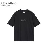 ราคา CALVIN KLEIN เสื้อยืดผู้ชาย ทรง Relaxed รุ่น 40HM228 BAE สีดำ (21422311130)