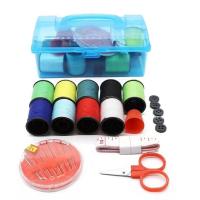 ราคา CF HOMEชุดซ่อมแซมตัดเย็บเสื้อผ้า ซ่อมกระดุม พร้อมเข็ม ด้าย 9 อัน และกรรไกร สายวัดเอว เข็มเย็บผ้ากระดุม พร้อมกล่องเก็บ (21410467477)