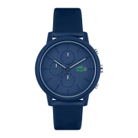 ราคา LACOSTE 12 12 Chrono รุ่น LC2011244 นาฬิกาข้อมือผู้ชาย สายซิลิโคน สีน้ำเงิน (19211221383)