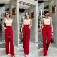 ราคา Button pants กางเกงขาม้ากระดุมหน้า (20929944015)