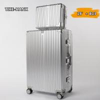 ราคา 883 กระเป๋าเดินทาง suitcase กระเป๋าเดินทางล้อลาก 20 24 28 นิ้ว สีน้ำเงิน insขายดี กระเป๋าเดินทางล้อลาก กรอบอลูมิเนียม วัสดุ PC 5สี luggage (20978035771)