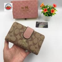ราคา กระเป๋า สตางค์ กระเป๋าสตางค์ผู้หญิง N57Coach 2in1 ใบกลาง 6นิ้ว พร้อมส่งในไทย (6456508532)