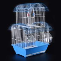 ราคา 46cmกรงนกแก้ว ใหญ่ กรงนกโลหะ ขนาด 46x32x27cm กรงนกสวยๆ กรงนกเหลี่ยม กรงทรงบ้านเล็ก แขวนได้ กรงนก (21386563288)