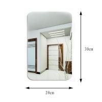 ราคา On Sale ตกแต่งห้องน้ำกระจกรูปไข่ HD สำหรับติดในสติ๊กเกอร์ติดผนังอะคริลิกมีกาวในตัว (21272915548)