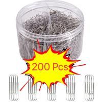 ราคา คลิปหนีบกระดาษ ลวดเสียบกระดาษ คลิปเสียบกระดาษ คุณภาพดี ขนาด 28 mm บรรจุกล่องละ 200 ตัว S100 144 011 (14527624849)