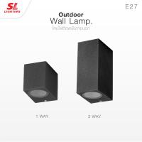 ราคา SL LIGHTING โคมไฟติดผนังภายนอก SL 10 23312332W BK (16139395029)