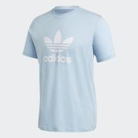 ราคา adidas ไลฟ์สไตล์ เสื้อยืด Trefoil ผู้ชาย สีน้ำเงิน FM3794 (2472516327)